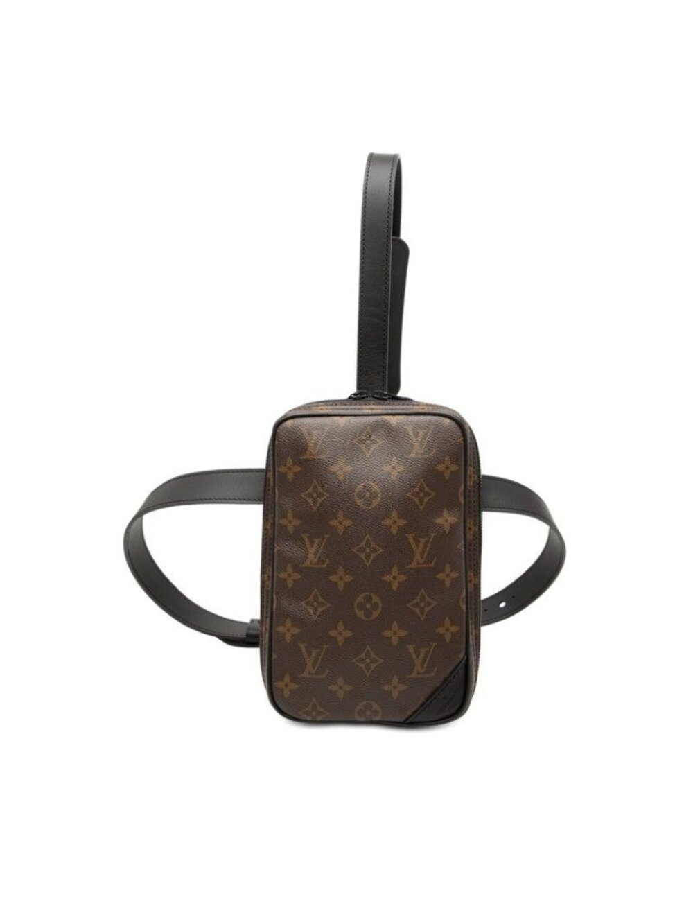 Louis Vuitton Monogram Solar Ray Utility Side Bag Brown Black Leather